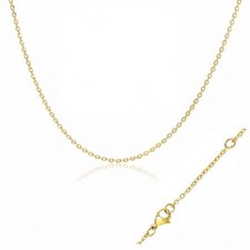 Chaine collier doré or en acier inoxydable 304 pour femme 40 + 5 cm - Bijoux