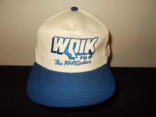 VTG-1990s WKIQ FM 99 The Hit Kicker snapback retro radio hat sku24