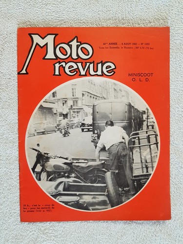 Moto revue 502 8 1960 - moto, 6/8/1960