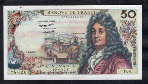 Francs racine 1962 etat - francs, 7.6.1962