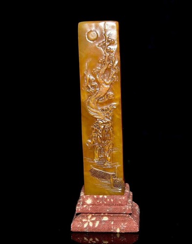 Ancien sceau sculpté - , en