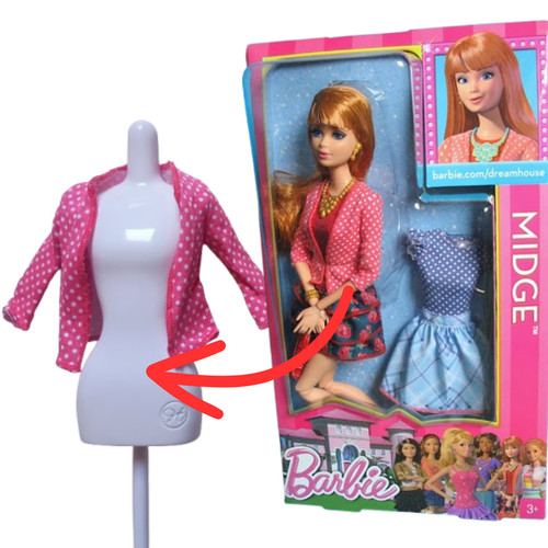 Veste rose pois - pois, midge