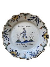 Assiette en Faïence