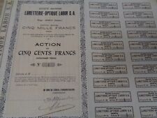Action - titre SOCIETE