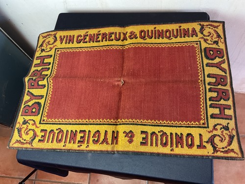 Ancien tapis jeux cartes - tapis,