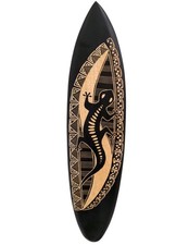 Grande planche de surf décorative en bois motif Ge