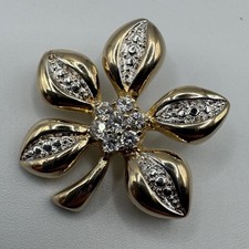 broche Vintage - Plaque Or