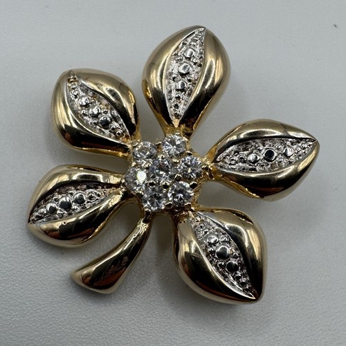 Broche vintage plaque - broche,