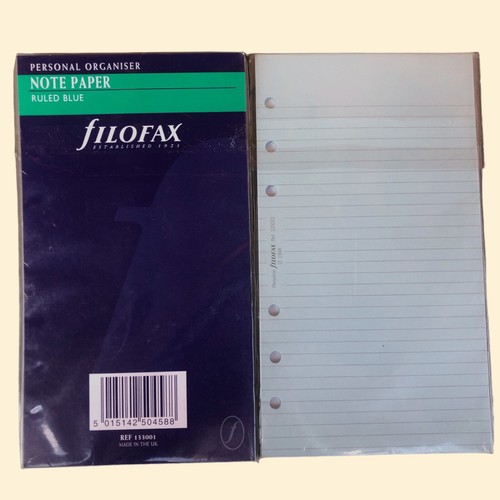 Filofax recharge personal - filofax,
