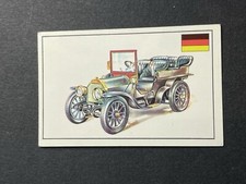 Carte PANINI L’Histoire De L’Automobile 1973 N.62 MERCEDES type 60 cv Allem 1903