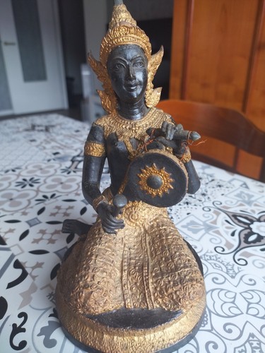 Statuette bronze apsara - statuette,