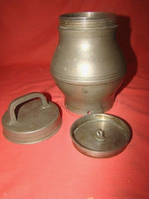 pot à bouillon en étain taille 2 époque début 20 ème