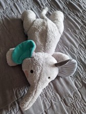 Doudou Peluche  Eléphant Gris