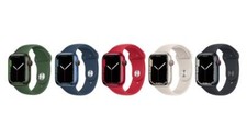 Apple Montre Séries 7 45mm GPS + Cellulaire (LTE) Aluminium Sport Bandes -