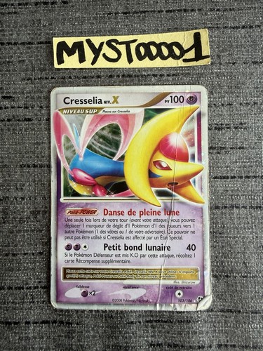 Carte pokémon cresselia - pokémon,