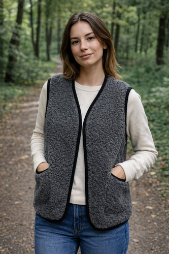 Gilet sans manches - en, laine