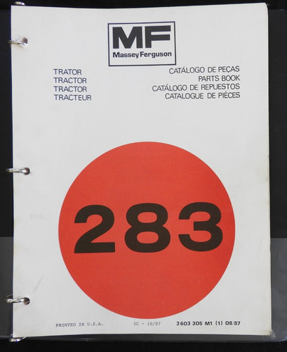 Manuel pièces tracteur - manuel, de