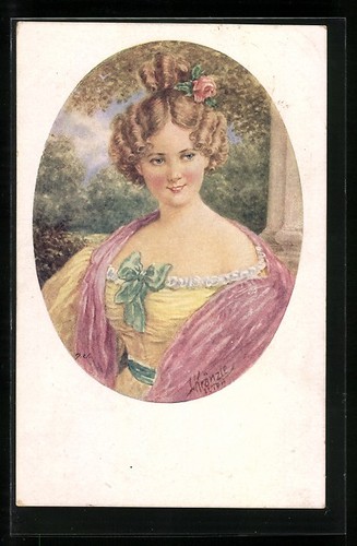 Carte postale artiste - carte,