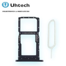 Tiroir sim pour Huawei Honor 9X ( Noir / Black) (STK-LX1) - origine démonté