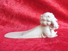 Beau Stop Porte, Coin Figuratif, Bois Sculpté