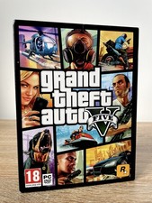 GRAND THEFT AUTO V - COFFRET COLLECTOR PC | 7 DISQUES + MAP + LIVRET | COMPLET