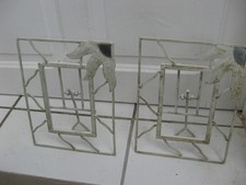 Paire De  CADRES PHOTOS   EN FER FORGE