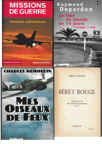 Lot livres militaria - lot,