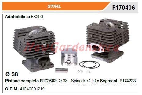 Cylindre piston segments - piston,