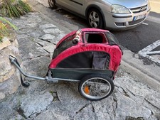 REMORQUE TRIXIE CHIEN  DANSL ´ETAT POUR VELO