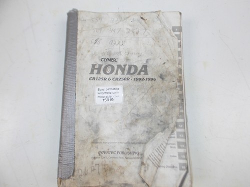 Clymer honda propriétaire - clymer,