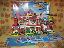 Vintage 1997 LEGO POMPIER SET 6554  BLAZE BRIGADE 100% COMPLET+BOÎTE +NOTICES