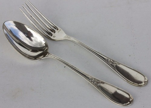 Couvert bapteme metal - couvert, en
