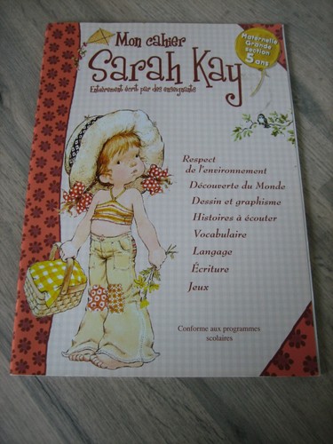 Cahier vacances sarah kay - de,