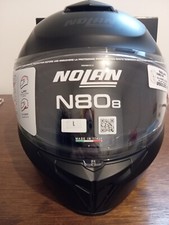 casque Nolan N80-8 classic N-COM FLAT BLACK taille L neuf