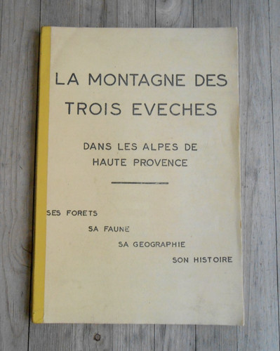 Montagne des trois eveches - la,