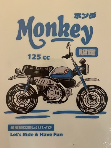 Honda monkey plaque - honda,