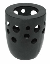 Pot cylindre brûleur gel feu dont une boîte de gel feu