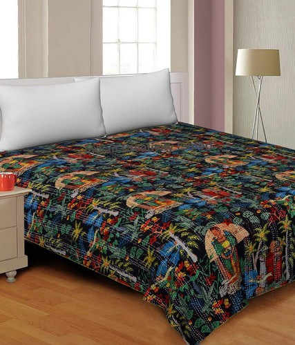 Couvre lit indien - indien, patchwork