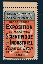VIGNETTE 69 foire de Lyon exposition de matériel scientifique et industriel 1926
