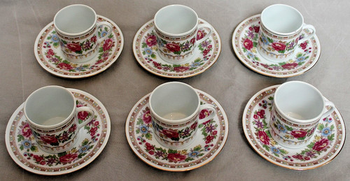 Service café 6 tasses et - service, à