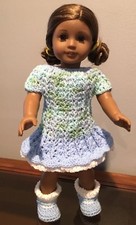 Handmade Crochet 18” Doll