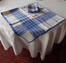 Petite nappe  à thé & serviettes coton