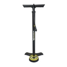 Pompe a pied Michelin acier noir avec manometre tres grand sur le pied 11bars