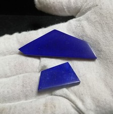 2 plaques de Lapis Lazuli bleu