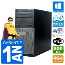 PC Tour Dell OptiPlex 790 MT Intel G630 RAM 4Go Disque Dur 500Go Windows 10 Wifi