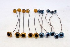 Lot 10 paires yeux en sulfure