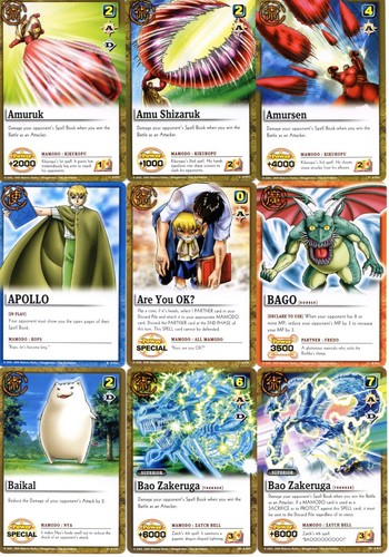 Carte zatchbell the card - zatchbell,
