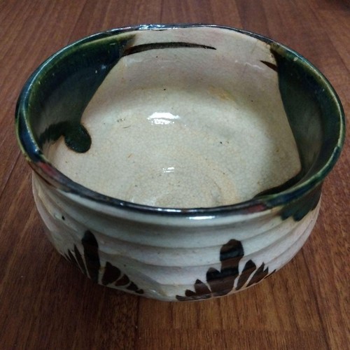 Bol matcha vert oribe ware - vert,