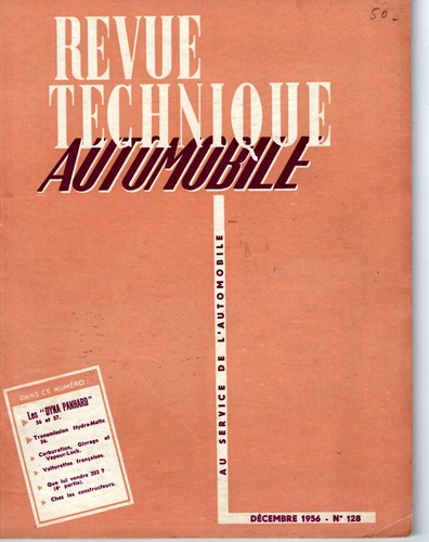 Revue technique automobile 128 - technique,