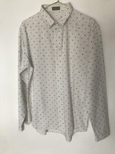 Chemise Dior Monogramme Logo CD. Tour De Cou 41.  En Coton. Manches Longues.